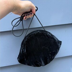 Vintage Crushed Velvet Bag